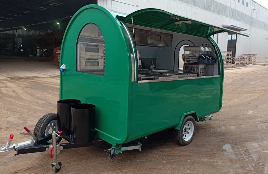 custom built street food trailer for sale